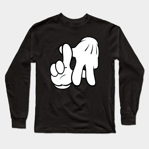 L.A. Hands. Long Sleeve T-Shirt by NineBlack